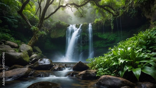 waterfall in the forest