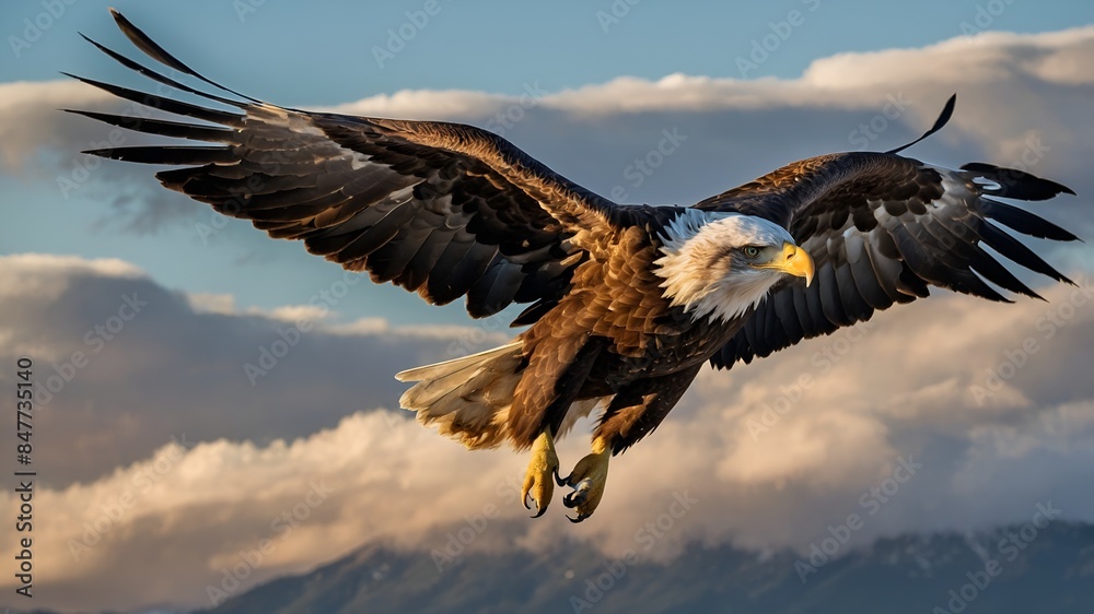 Obraz premium american bald eagle