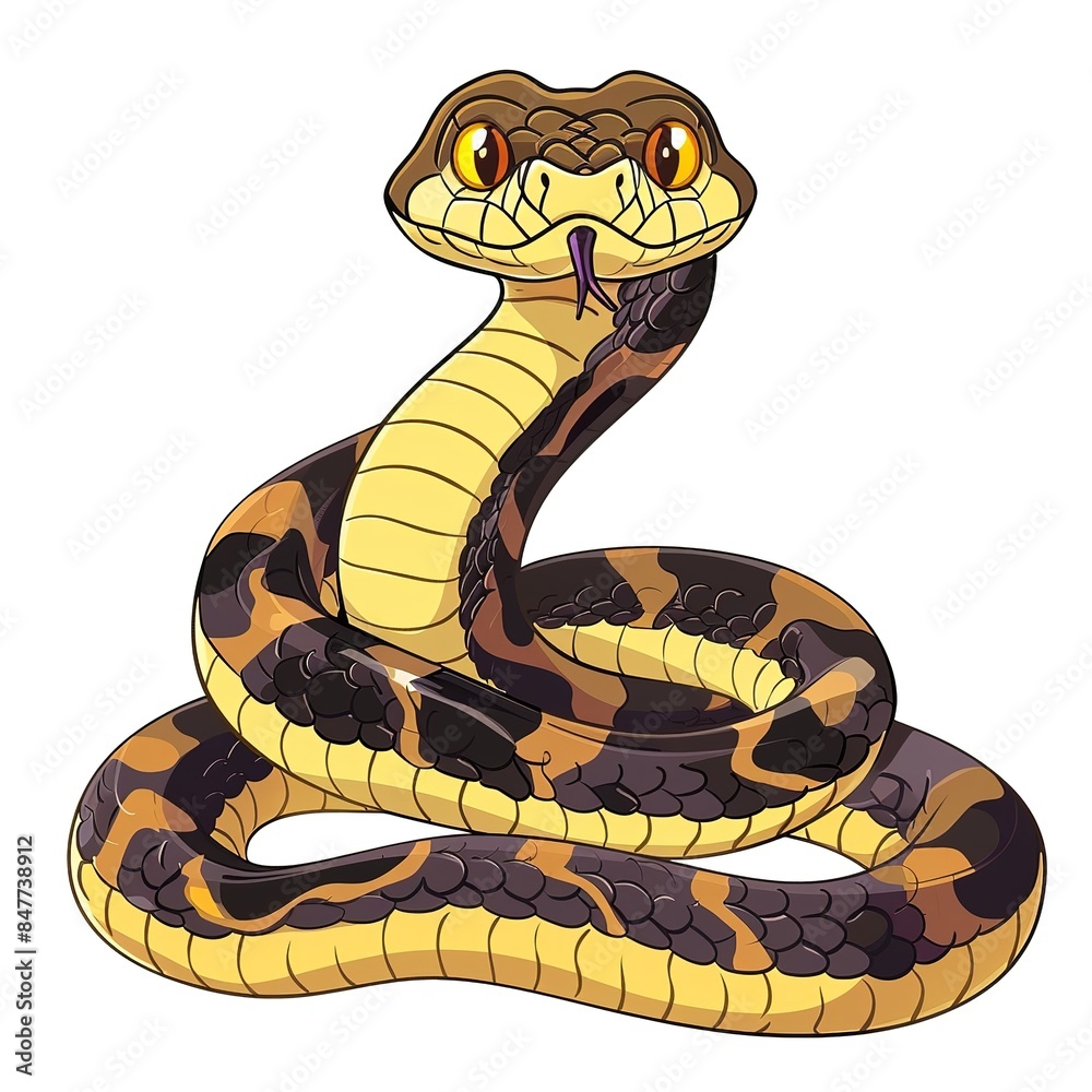 Fototapeta premium Snake edgy fashion