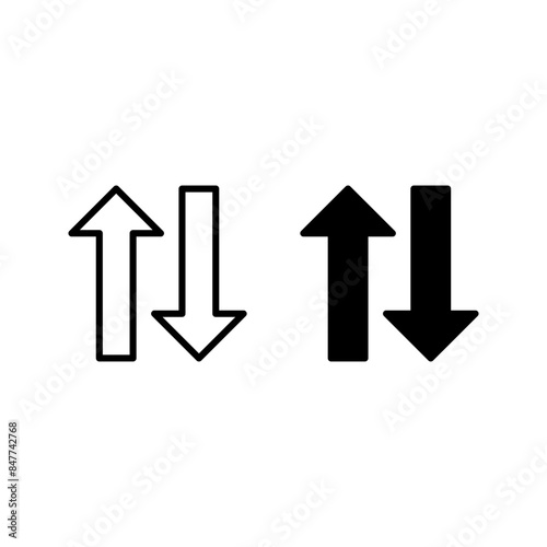 sort icon vector for any purposes color editable