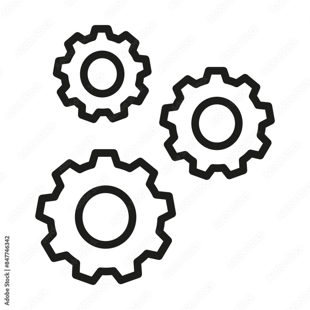 Engineering Gear Icon Perfect for Mechanical and Industrial Illustrations Engineering Gear Icon Perfect for Mechanical and Industrial Illustrations