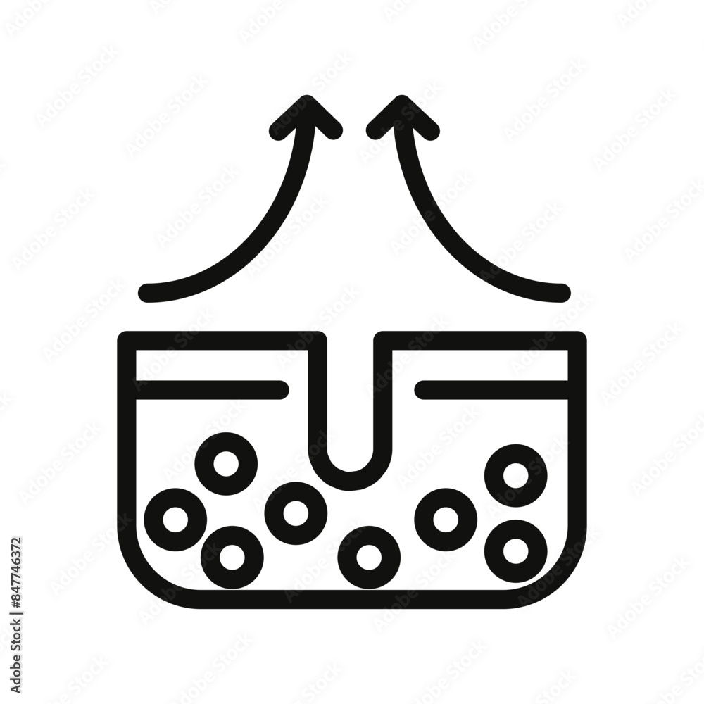 Skin Care Healing Icon Perfect for Dermatology and Wellness Themes