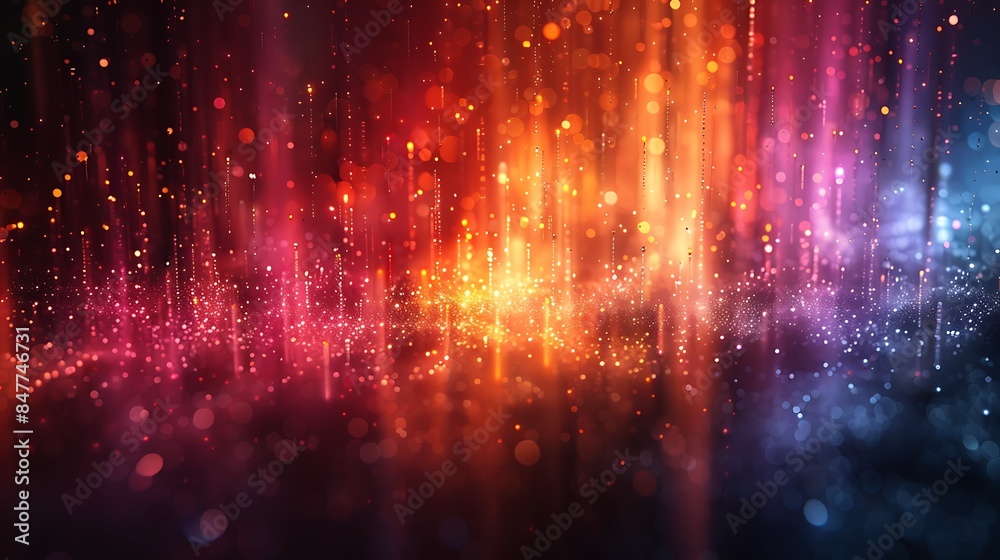 Vertical rectangles creating a rain-like effect, bright and vibrant colors, hd quality, digital illustration, high contrast, geometric precision, modern design, artistic composition, dynamic. Vertical rectangles creating a rain-like effect, bright and vibrant colors, hd quality, digital illustration, high contrast, geometric precision, modern design, artistic composition, dynamic.