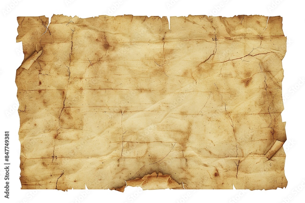 Fototapeta premium Old paper isolated