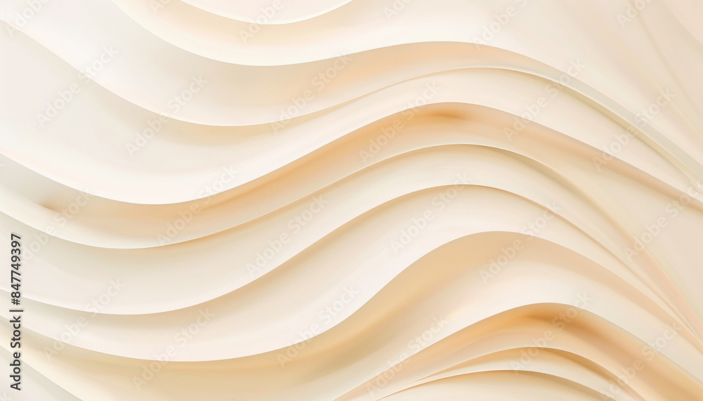 A detailed view of a clean white surface with smooth wave pattern, giving a serene and elegant look A detailed view of a clean white surface with smooth wave pattern, giving a serene and elegant look