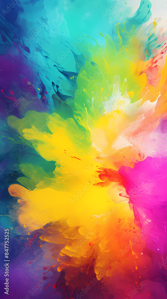 Fototapeta premium Abstract background of watercolor paint