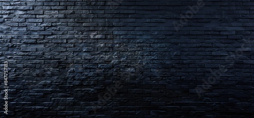 texture of black brick wall