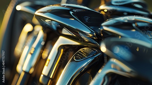 Wallpaper Mural A close-up of the club   in a golf bag, highlighting the brand logos and design Torontodigital.ca