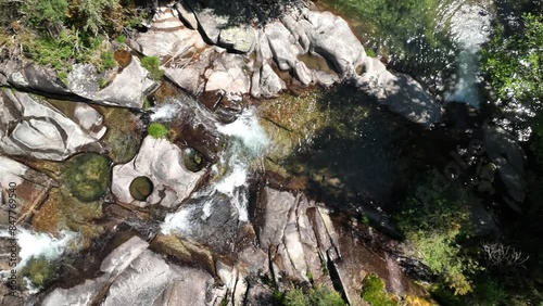 Pozas con agua en la localidad de Melon en Ourense photo