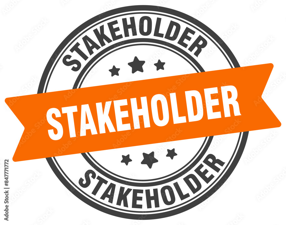 stakeholder stamp. stakeholder label on transparent background. round sign stakeholder stamp. stakeholder label on transparent background. round sign