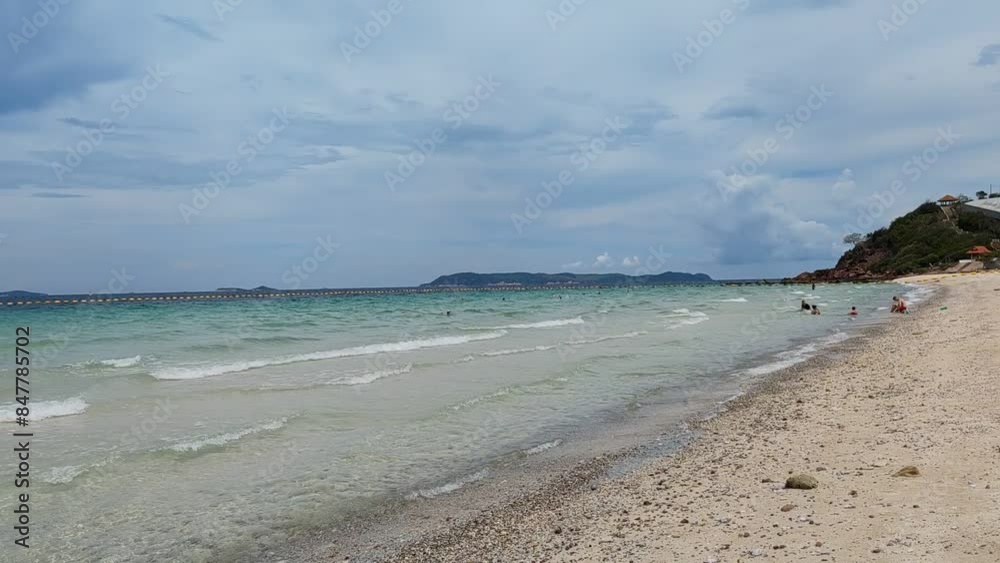 Koh Lan Island. Pattaya, Thailand 2024. Low season.
