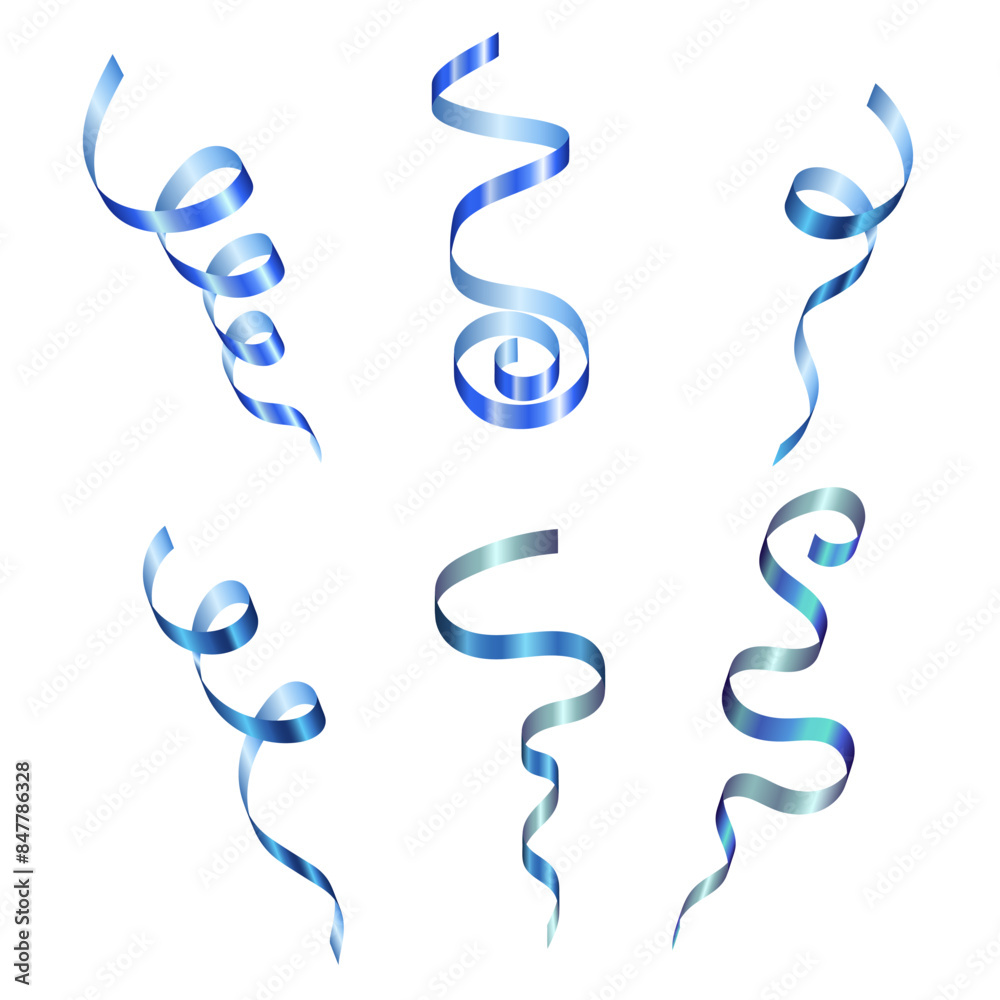 Set of blue serpentine Set of blue serpentine