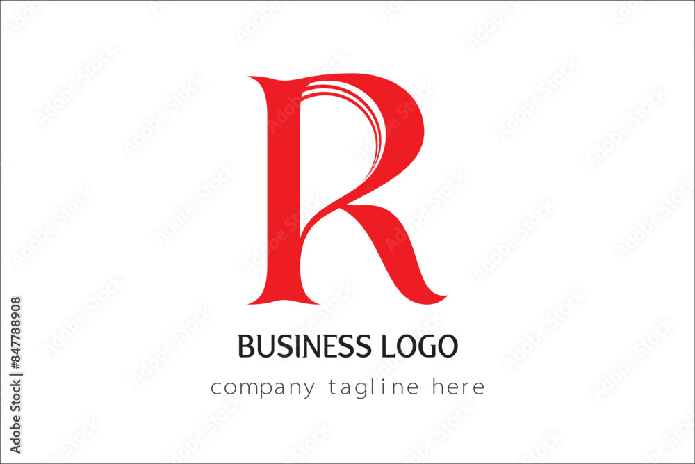 Obraz premium R Letter Logo design for business