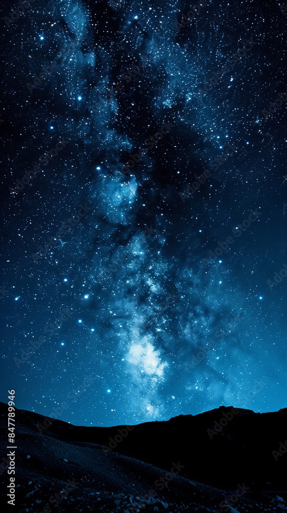 Starry Night Sky with Milky Way Starry Night Sky with Milky Way