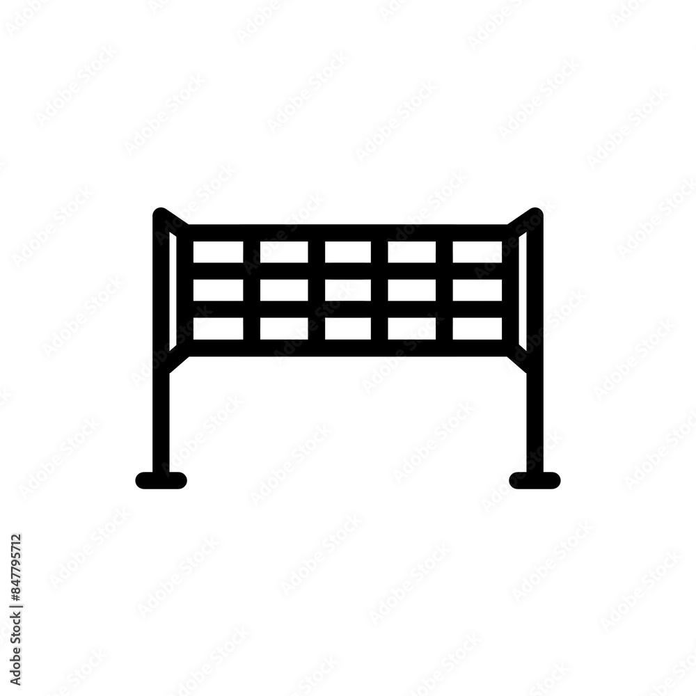 Volleyball net icon with simple and modern design Volleyball net icon with simple and modern design