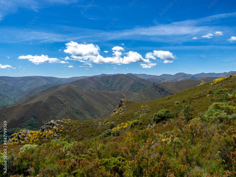 Landscape of the mountains of Los Ancares. Castile and Leon, Spain. Landscape of the mountains of Los Ancares. Castile and Leon, Spain.