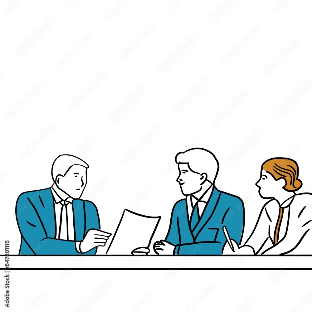 officemates discuss office issues over the table officemates discuss office issues over the table