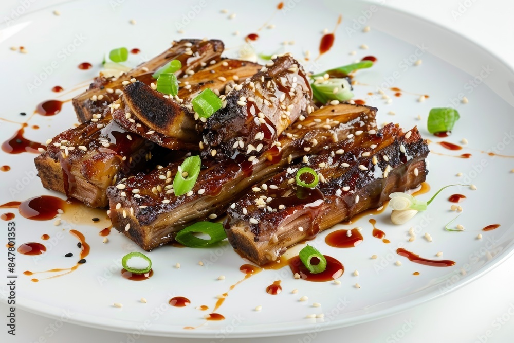 Honey Glazed Short Ribs with Aromatic Sesame Oil Honey Glazed Short Ribs with Aromatic Sesame Oil