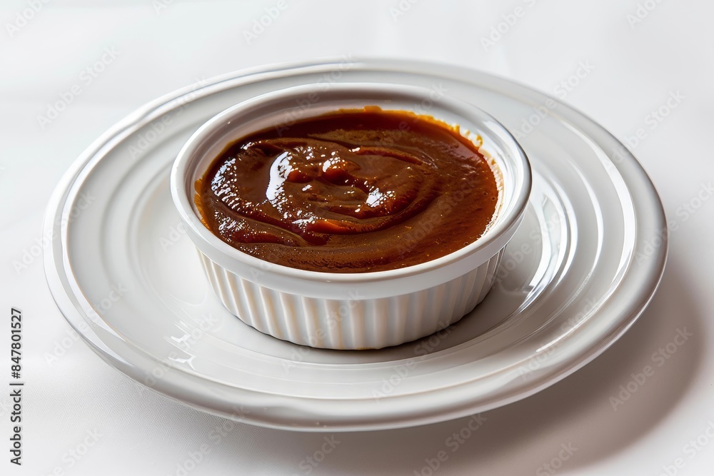 Savory and Tangy BBQ Sauce in Elegant Dish Savory and Tangy BBQ Sauce in Elegant Dish