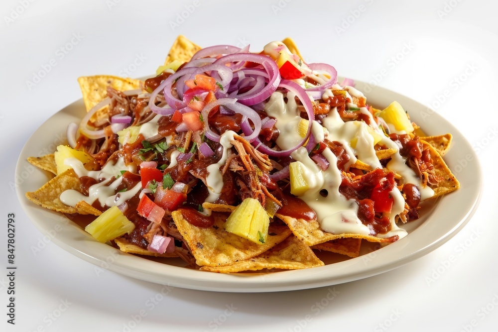 Yummy Pulled Pork Nachos with a Tantalizing Mix of Flavors and Textures