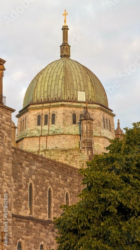 Obraz na płótnie Galway cathedral, historical landmark and architecture, zoomed on dome, Ireland w salonie
