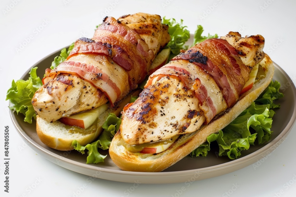 Bacon-Wrapped Chicken Sandwich: A Scrumptious Pleasure
