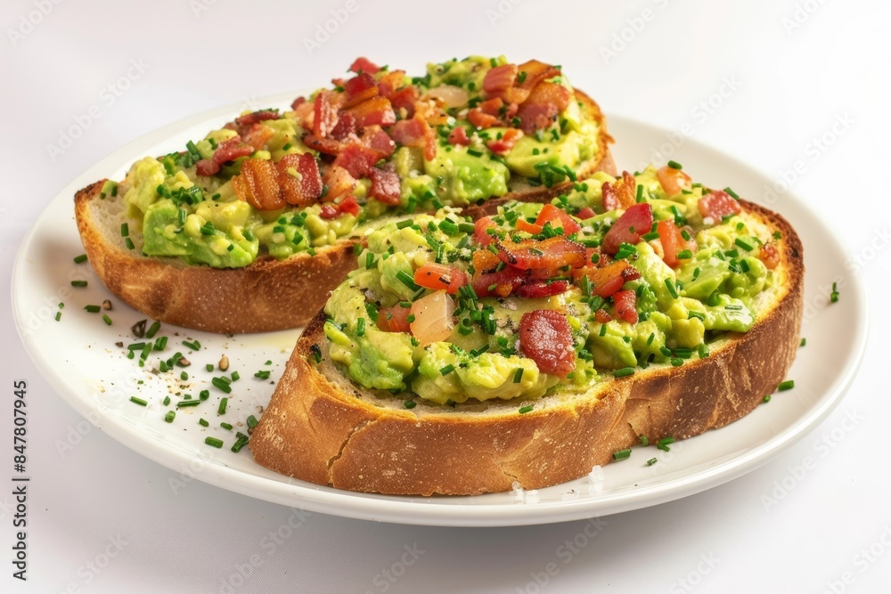 Irresistible Bacon-Avocado Toast Bar with Crispy Bacon and Creamy Avocado Irresistible Bacon-Avocado Toast Bar with Crispy Bacon and Creamy Avocado