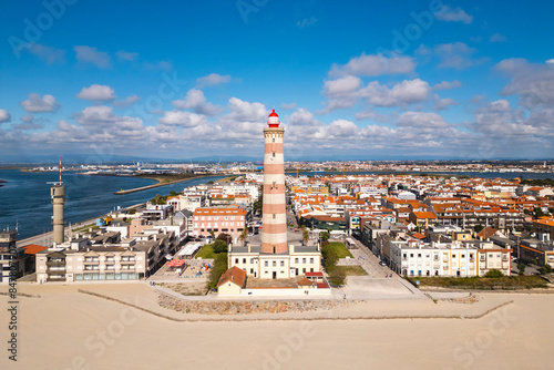 Portugal Highest Lighthouse - Praia da Barra Front photo