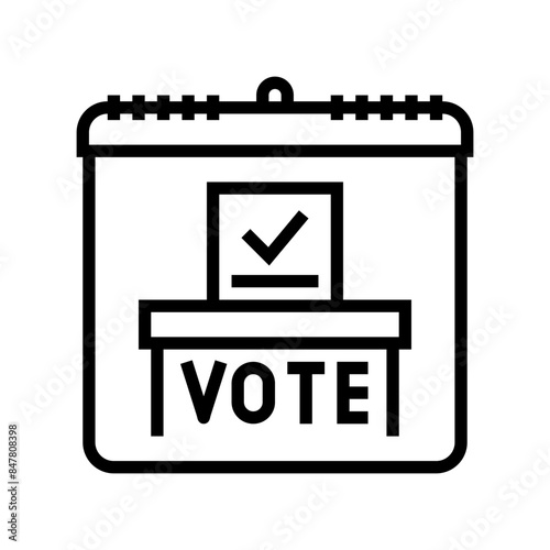 democracy international day line icon vector. democracy international day sign. isolated contour symbol black illustration