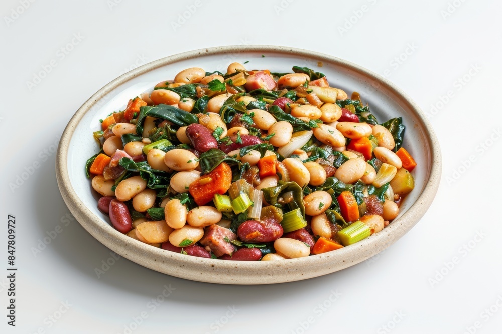Baked Beans and Swiss Chard Aromatic Medley Baked Beans and Swiss Chard Aromatic Medley