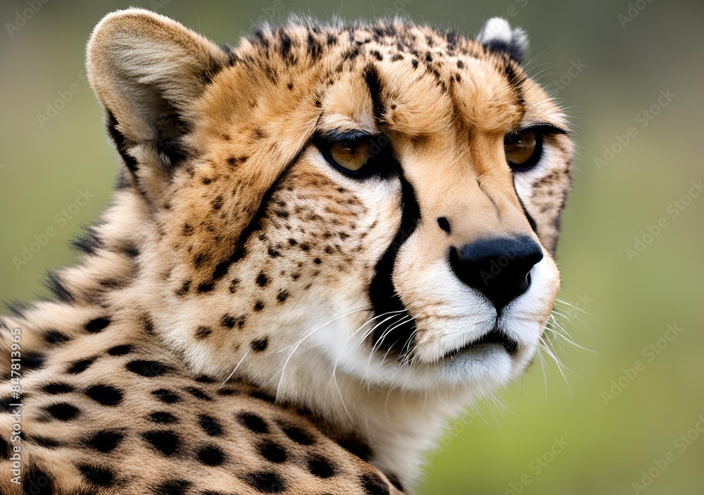Portrait of a Majestic Cheetah Portrait of a Majestic Cheetah