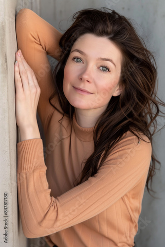 A captivating portrait of a...