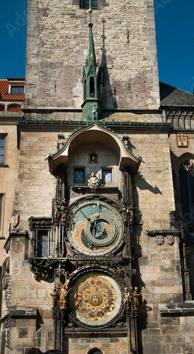 Prague astronomical clock a medieval astronomical clock on the Old Town Hall ...