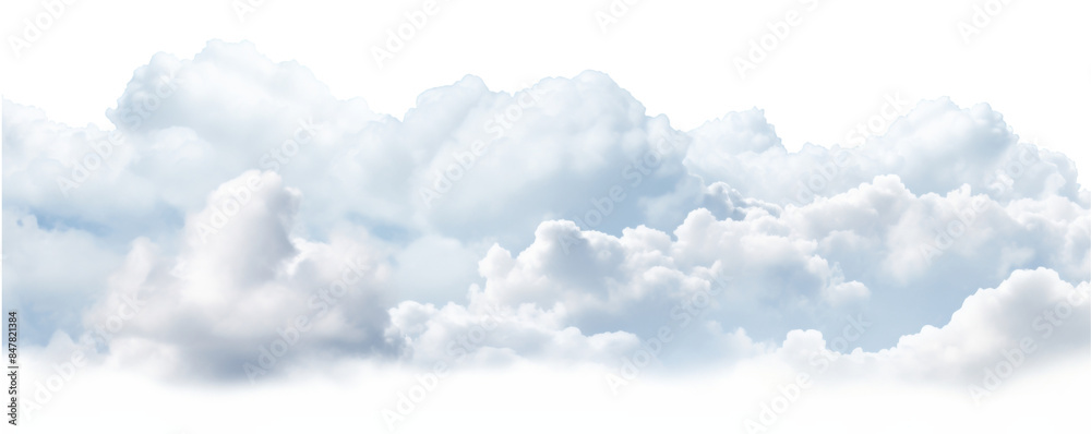 Clouds isolated on transparent or white background Clouds isolated on transparent or white background