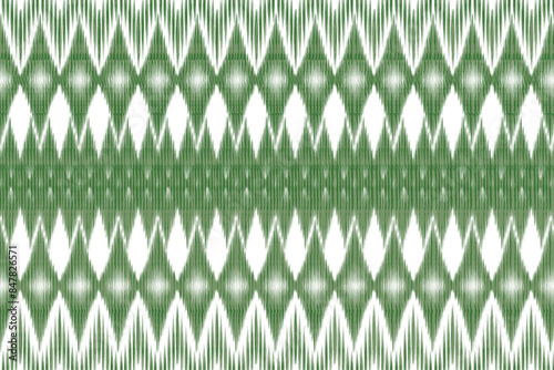 Ikat Vector Abstact Backdrop Design Fabric