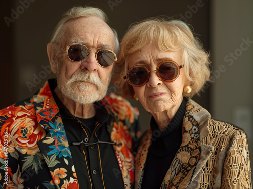 portrait of a senior couple © smehdiart