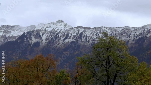 Switzerland, tourist tourism, Interaigan, Yuanshan, shrinking photography