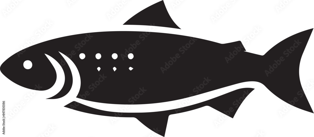 Fish silhouette in line art style. Fish vector by hand drawing. Fish tattoo on white background. Black and white fish vector on white background. Marine animal illustration. Marine life animal. Fish silhouette in line art style. Fish vector by hand drawing. Fish tattoo on white background. Black and white fish vector on white background. Marine animal illustration. Marine life animal.