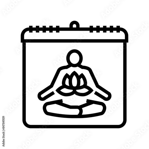 children international day line icon vector. children international day sign. isolated contour symbol black illustration