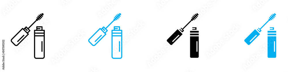 Mascara Brush Icon Perfect for Eye Makeup and Cosmetic Tools Mascara Brush Icon Perfect for Eye Makeup and Cosmetic Tools