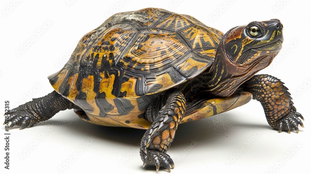 Coahuilan Box Turtle in its Natural Habitat, Native to Northern Mexico Coahuilan Box Turtle in its Natural Habitat, Native to Northern Mexico