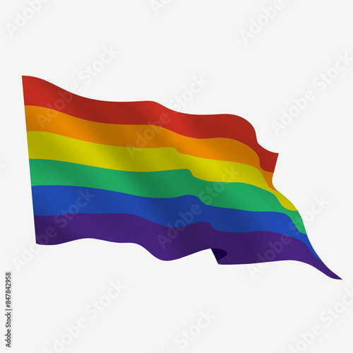 lgbt flag 3d vector illustration Free Download lgbt flag 3d vector illustration - GFXLoad