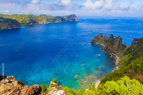 小笠原諸島・父島　長崎展望台から望む絶景　
