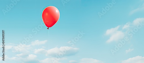 Balloon. Creative banner. Copyspace image