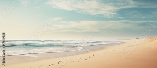 beach. Creative banner. Copyspace image © HN Works