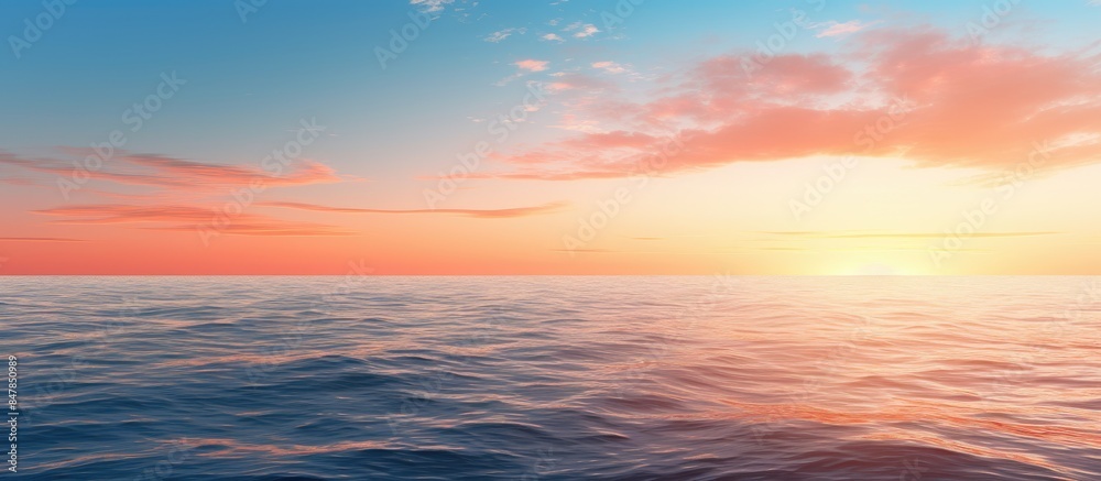 sunset on the sea landscape. Creative banner. Copyspace image sunset on the sea landscape. Creative banner. Copyspace image