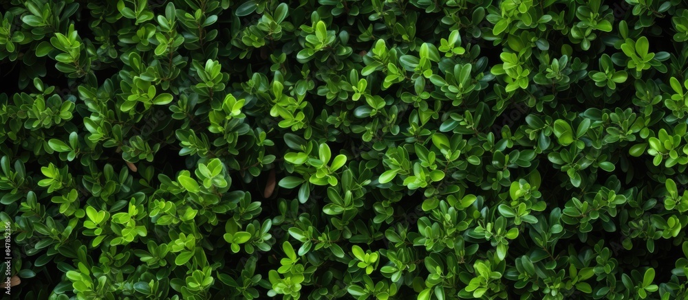 boxwood background. Creative banner. Copyspace image boxwood background. Creative banner. Copyspace image