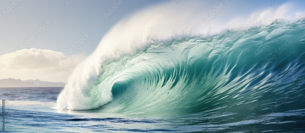 OCEAN WAVE. Creative banner. Copyspace image OCEAN WAVE. Creative banner. Copyspace image