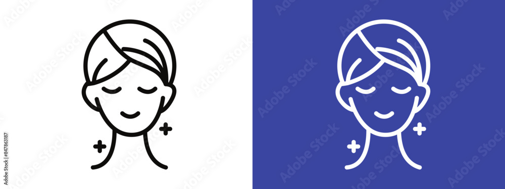 Skincare Icon Perfect for Beauty and Dermatology Illustrations Skincare Icon Perfect for Beauty and Dermatology Illustrations