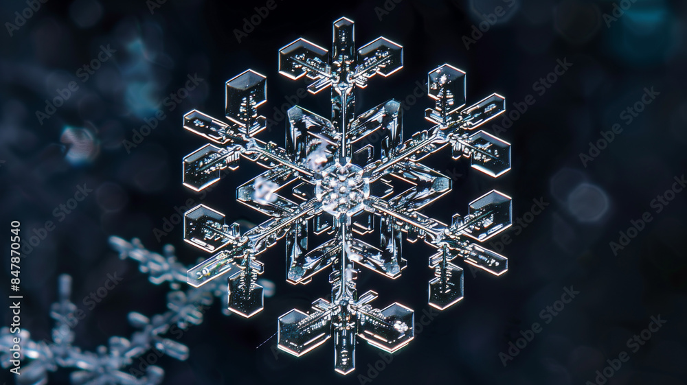 A macro shot of a snowflake, highlighting its intricate crystalline structure, in the style of Nikon D850, macro photography, 32K UHD, National Geographic photo, high detailed, focus stacking, A macro shot of a snowflake, highlighting its intricate crystalline structure, in the style of Nikon D850, macro photography, 32K UHD, National Geographic photo, high detailed, focus stacking,